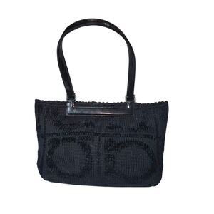 Salvatore Ferragamo Black Shoulder Bag